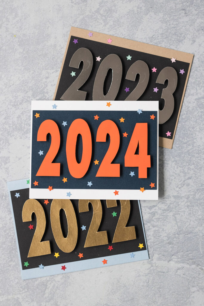 Large Numbers Graduation Cards