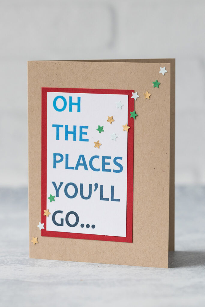 Oh, the Places You'll Go Graduation Card