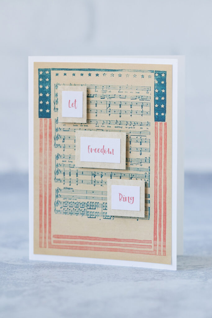 Let Freedom Ring Patriotic Greeting Card