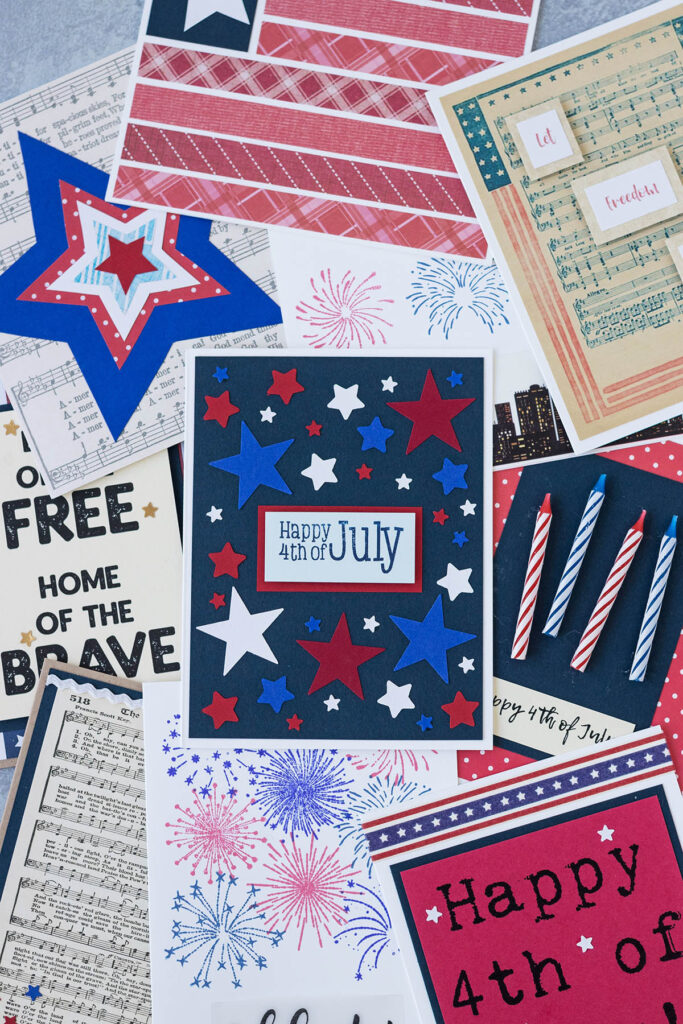 10 Easy Handmade 4th of July Card Designs