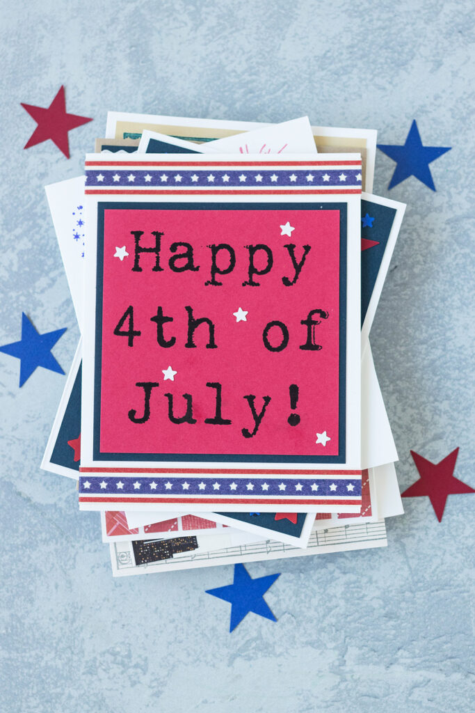 10 Easy Homemade 4th of July Greeting Cards