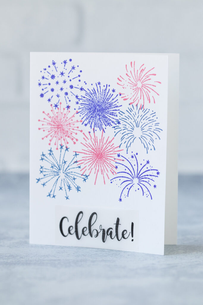 Fireworks 4th of July Card