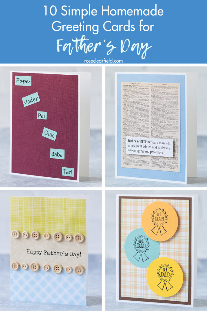 10 Simple Homemade Greeting Cards for Father's Day