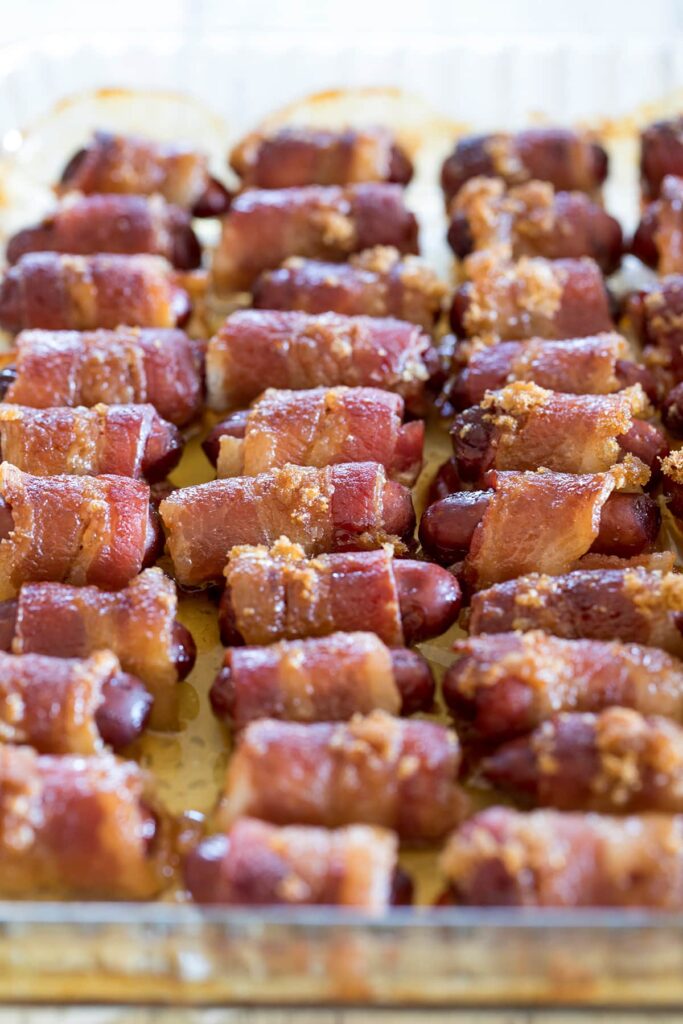 Brown Sugar Bacon Wrapped Little Smokies Freutcake