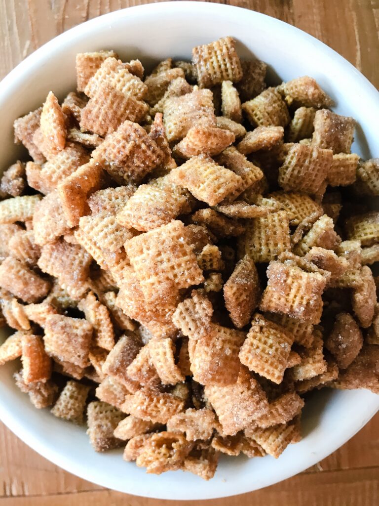 Caramel Churro Chex Mix Stickers and Stilettos