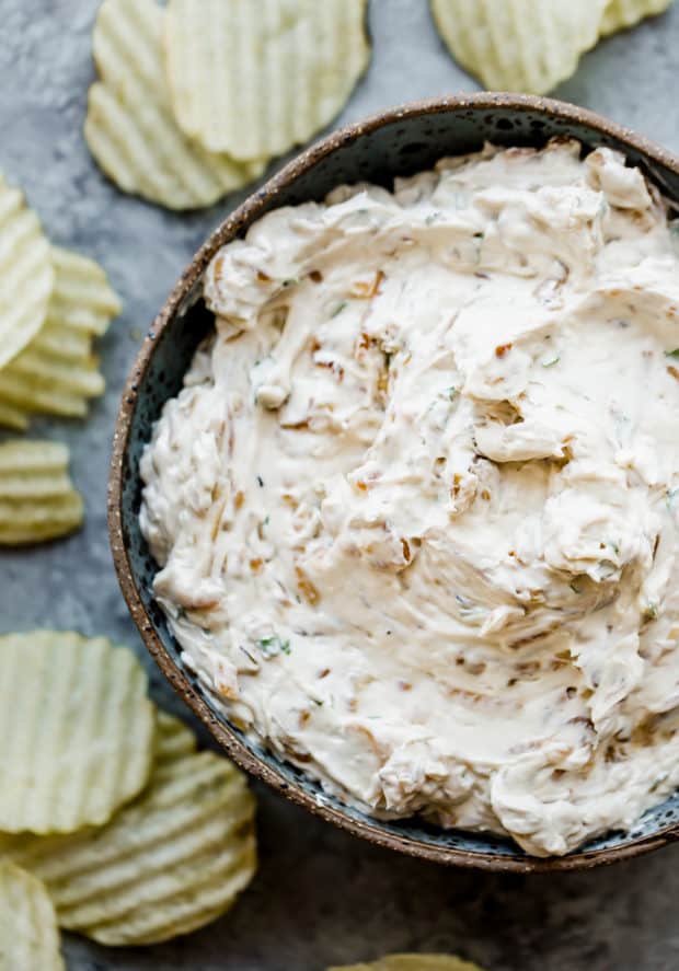 Caramelized Onion Dip Salt and Baker