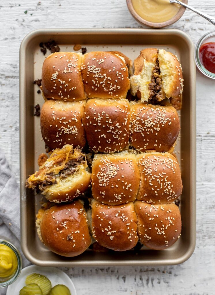 Cheeseburger Sliders How Sweet Eats