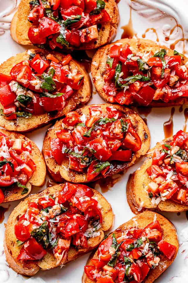 Garlic Bread Bruschetta Easy Weeknight Recipes