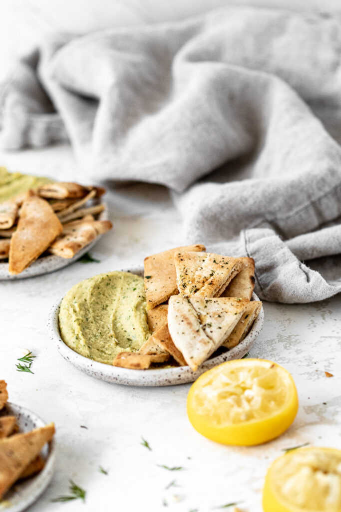 Lemon Dill Hummus Simply Unbeetable