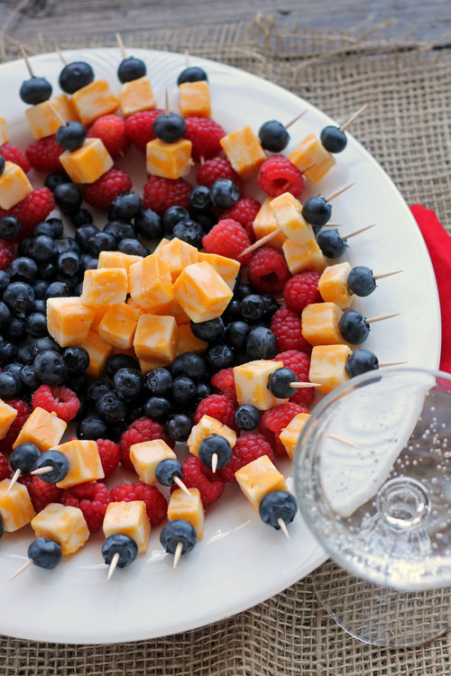 Mini Fruit and Cheese Kabobs A Love A Fare