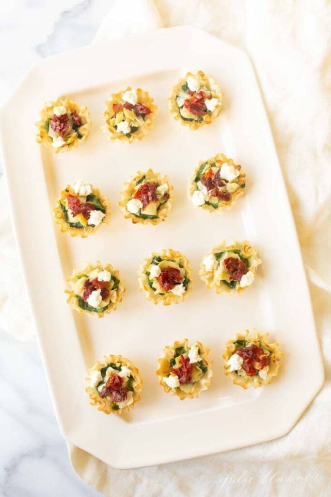 Spinach Dip Bites Julie Blanner