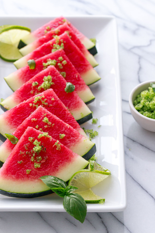 Watermelon Basil Lime Sugar Love and Olive Oil