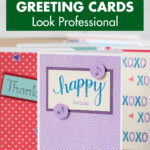 How to Make Homemade Greeting Cards Look Professional