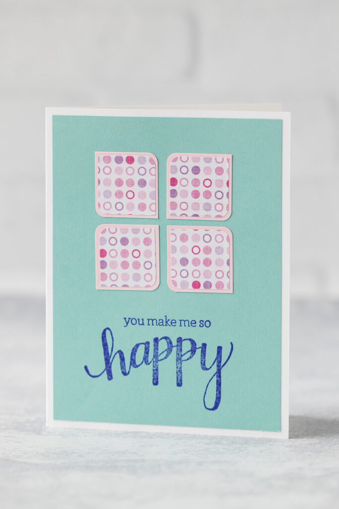 You Make Me So Happy Flower Card