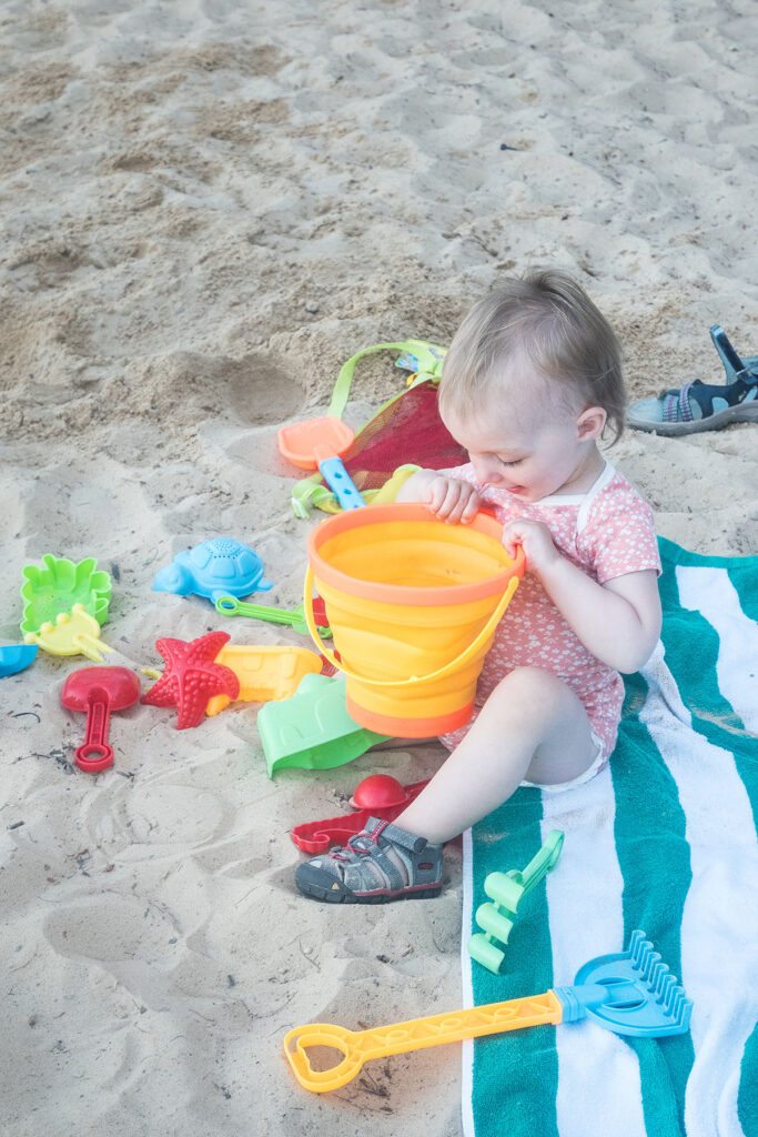 Olivia Playing in the Sand