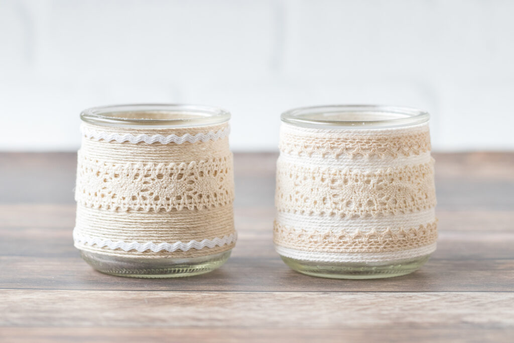 Vintage-Inspired Twine-Wrapped Oui Jars