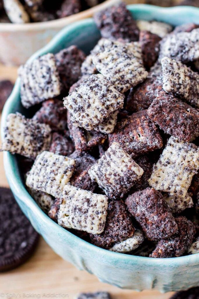 Cookies and Cream Chex Mix Sally's Baking Addiction