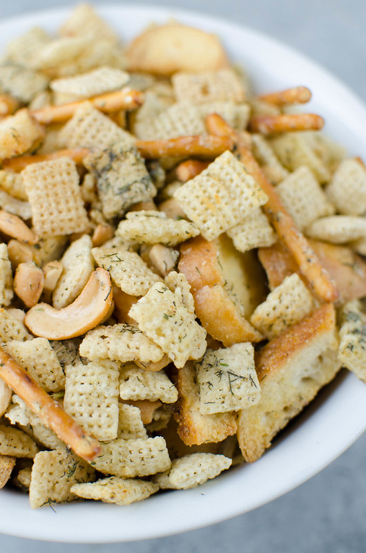 Dill Pickle Chex Mix Fake Ginger