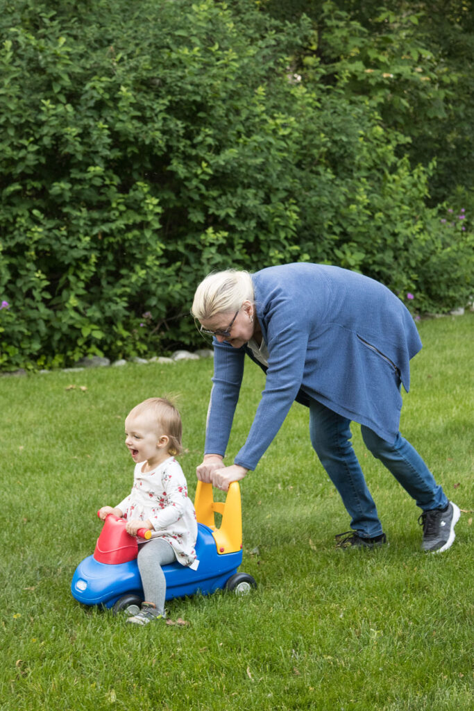 Olivia With Grandma