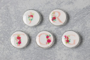 DIY Initial Letter Glass Magnets