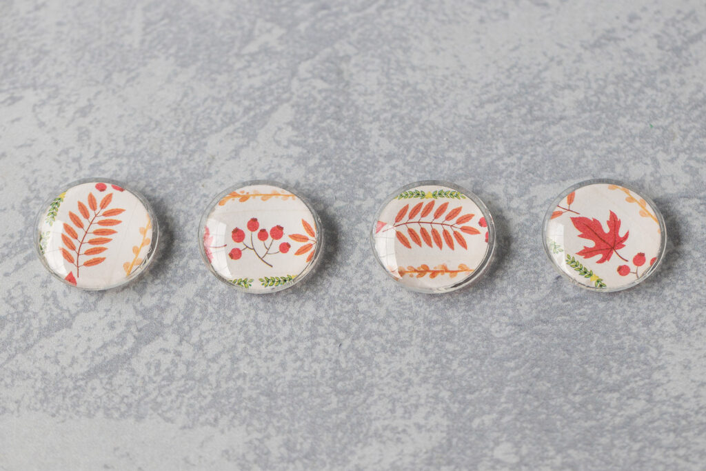 DIY Washi Tape Glass Magnets