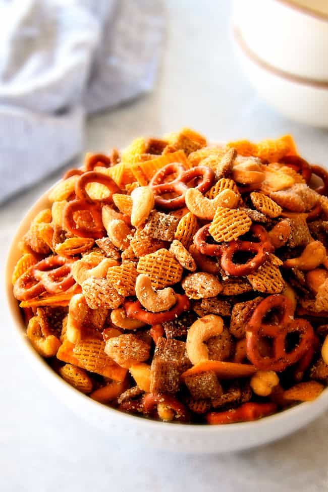 Italian Parmesan Party Mix Carlsbad Cravings