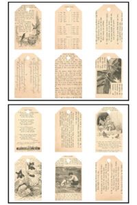 McGuffey's Third Eclectic Reader Journal Tags 8.5x11 Pages Preview