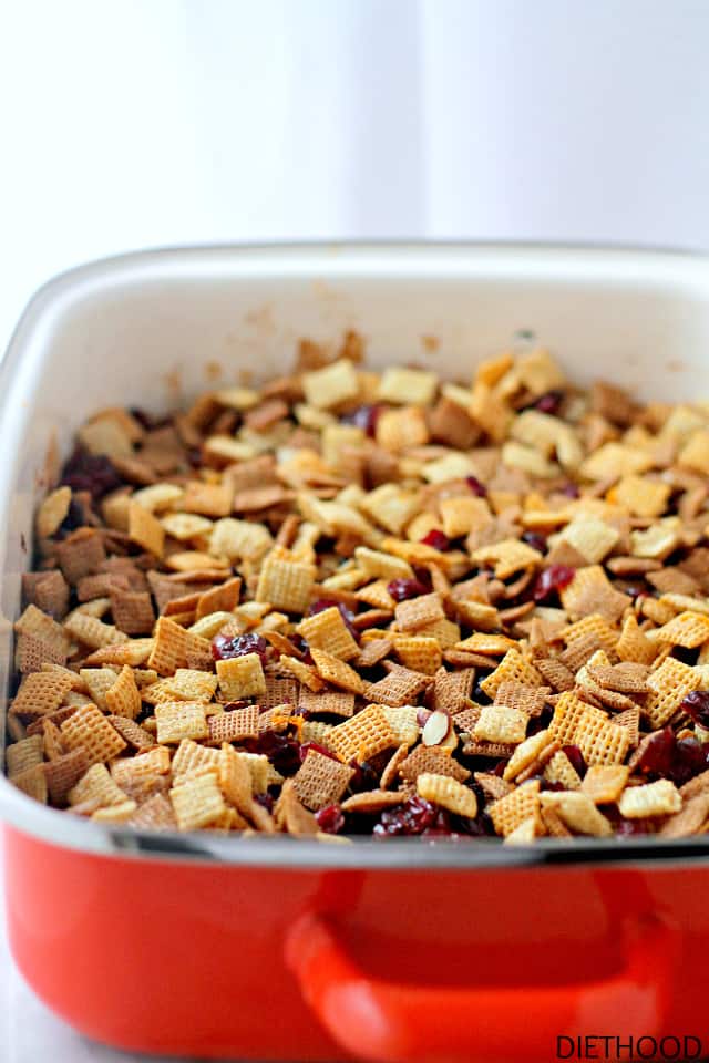 Orange Cranberry Snack Chex Mix Diethood