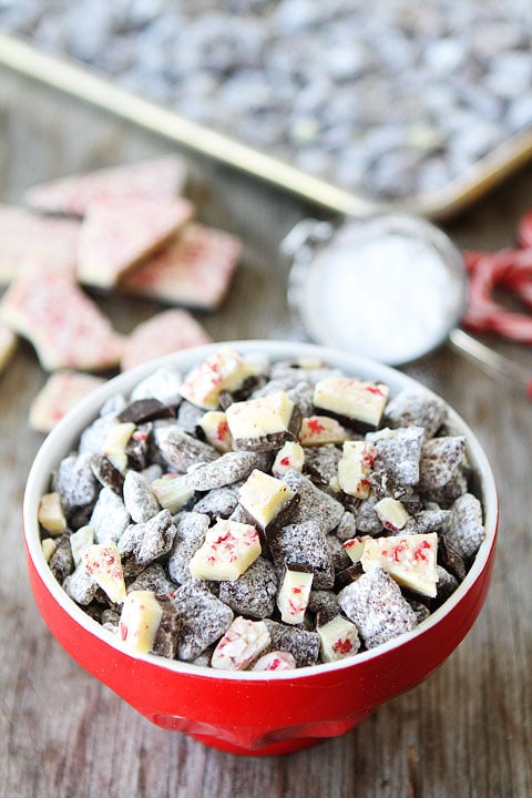 Peppermint Bark Chex Mix Two Peas and Their Pod