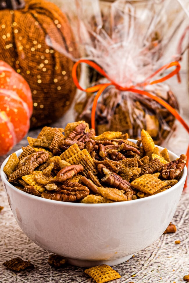 Pumpkin Chex Mix Recipe Julie's Eats and Treats