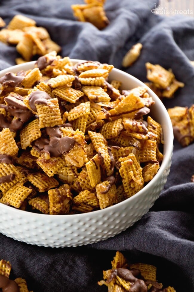 Samoa Chex Mix Julie's Eats and Treats