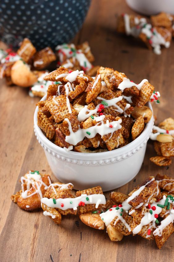 White Chocolate Gingerbread Chex Mix A Kitchen Addiction