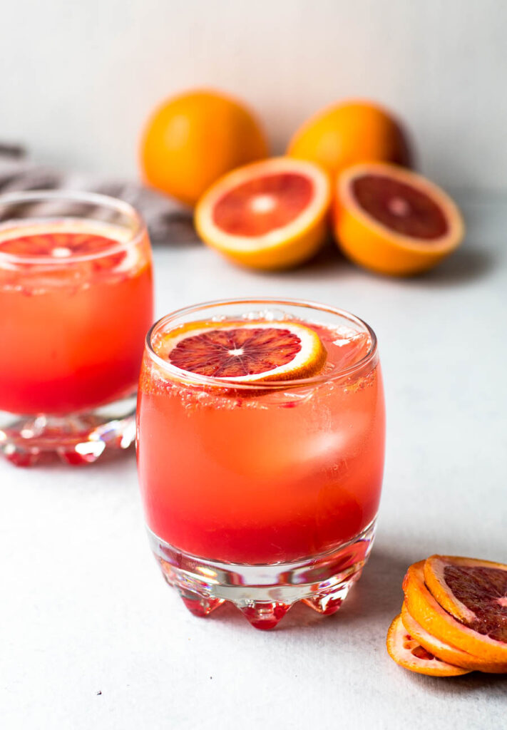 Sparkling Blood Orange Mocktail Marisa Moore