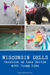 Wisconsin Dells Vacation on Lake Delton with Young Kids