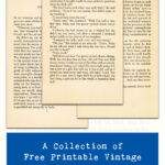 A Collection of Free Printable Vintage The Great Gatsby Book Pages