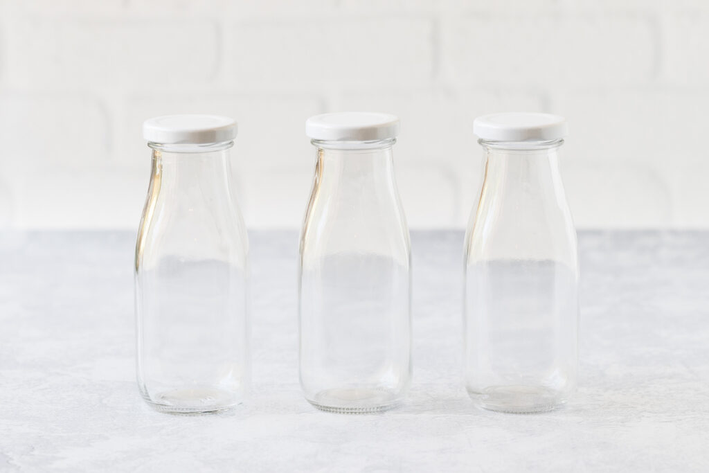 Glass Milk Bottles