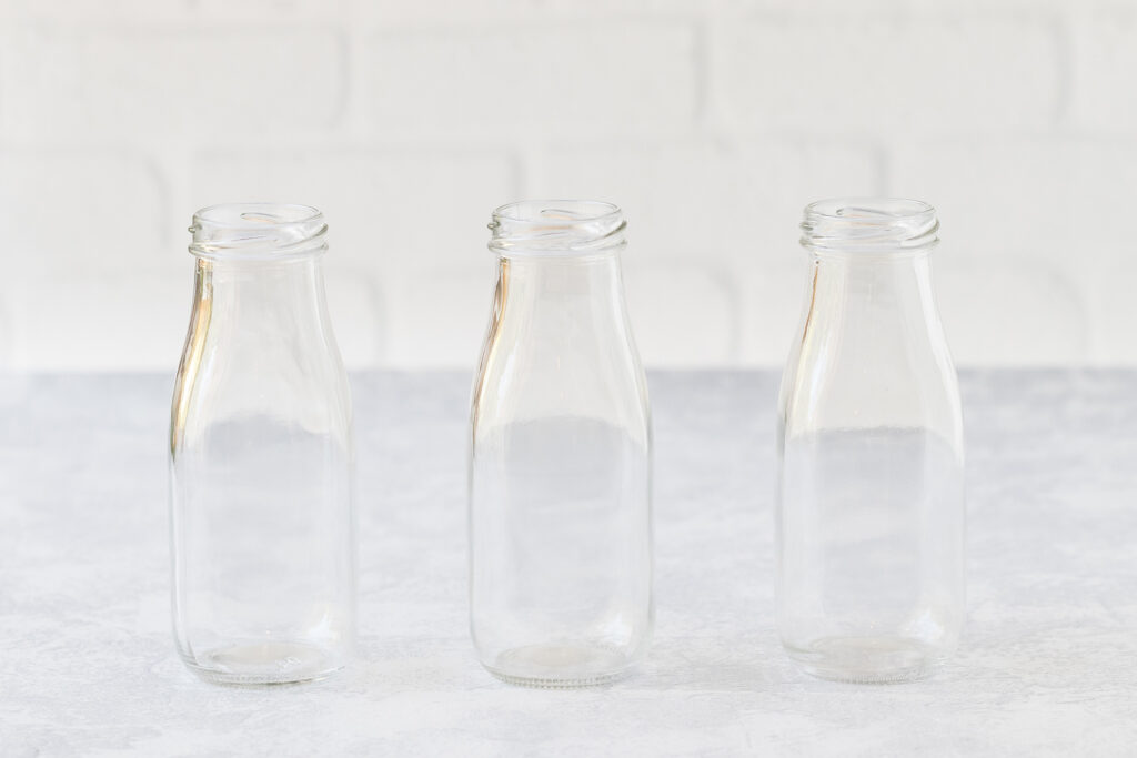 Glass Milk Bottles