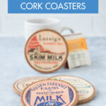 DIY Vintage Milk Cap Cork Coasters