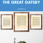 Free Printable Vintage Book Pages Collection The Great Gatsby