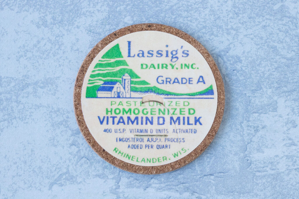 Vintage Milk Cap Coaster In Progress