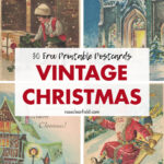 30 Free Printable Postcards Vintage Christmas