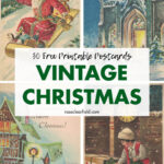 30 Free Printable Postcards Vintage Christmas