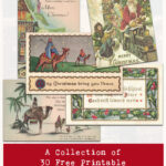 A Collection of 30 Free Printable Vintage Christmas Postcards
