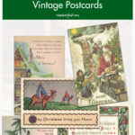 Free Printable Christmas Vintage Postcards