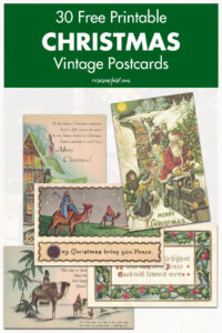 Free Printable Christmas Vintage Postcards