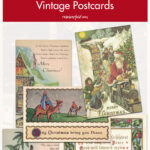 Free Printable Christmas Vintage Postcards