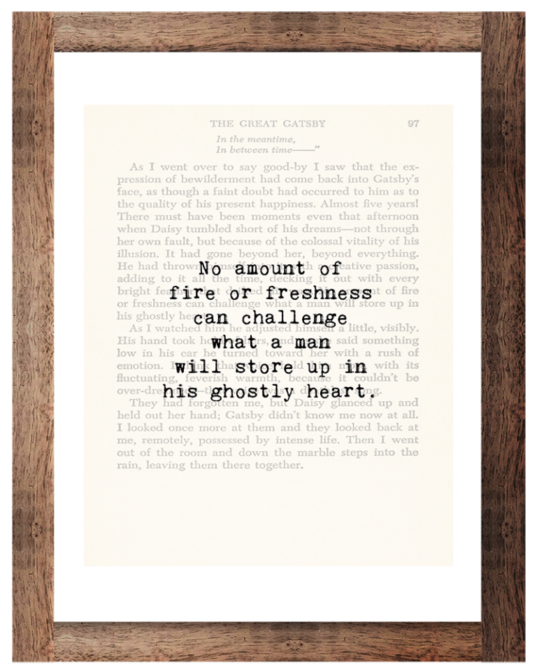 Free Printable The Great Gatsby Quotes Wall Art • Rose Clearfield