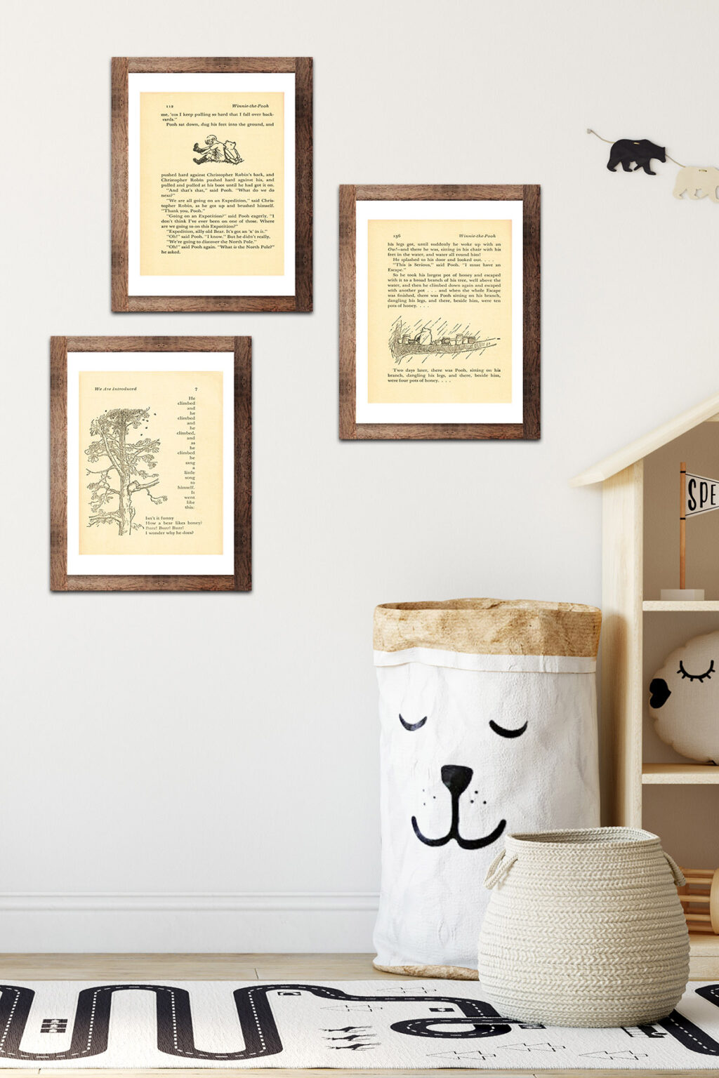 Free Printable Vintage Winnie the Pooh Book Pages - Rose Clearfield