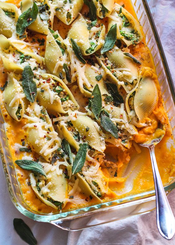 Butternut Squash Stuffed Shells It's All Good Vegan