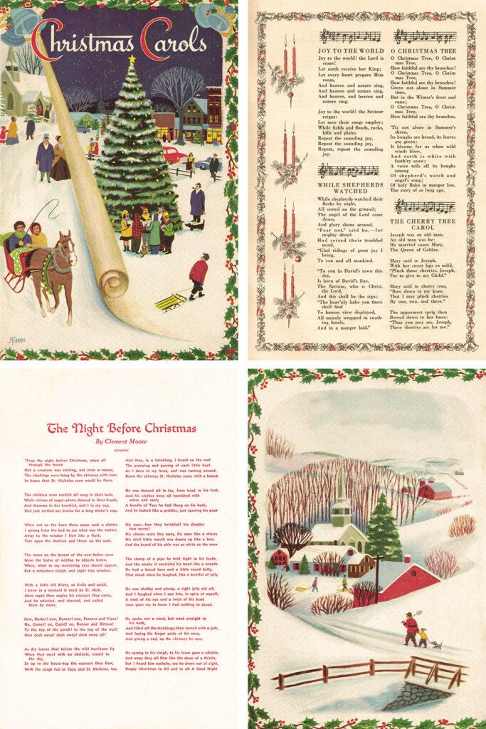 Christmas Carols Farris Cover Additional Pages
